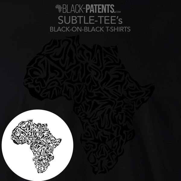 AFRICA Continent Design by Subtle-Tee's available on Black-Patents.com