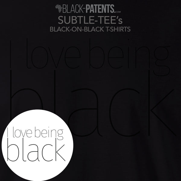 I Love Being Black Subtle-Tee Unisex T-Shirt