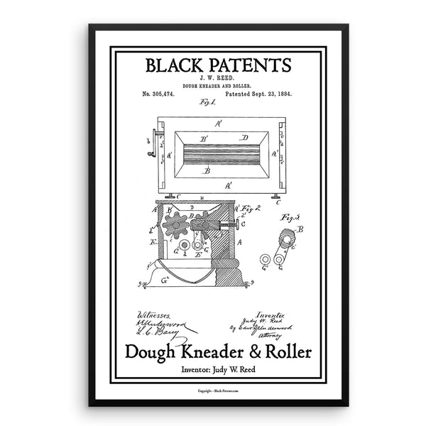 Dough Rolling Pin - Black-patents.com