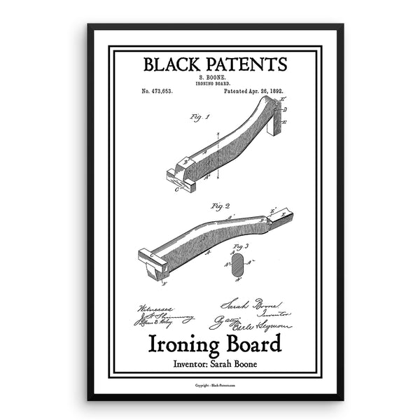Ironing Board - Black-Patents.com 