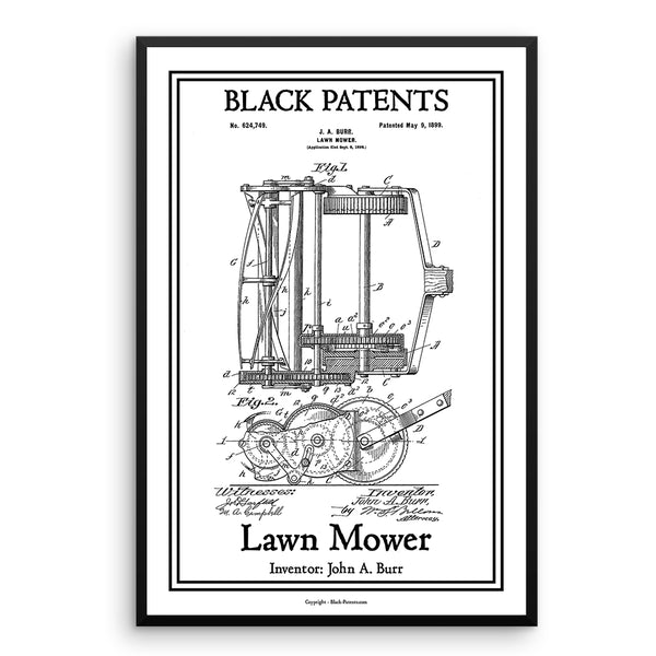 Lawn Mower - Black-Patents.com