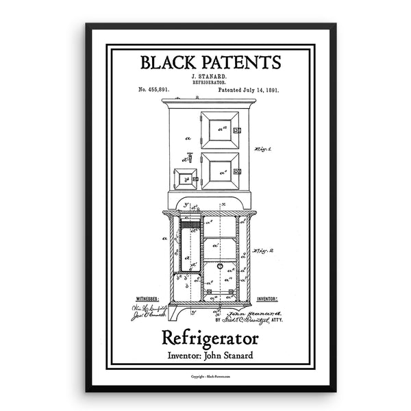 Refrigerator - Black-Patents.com